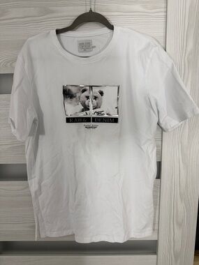 White Graphic Short-Sleeve Tee